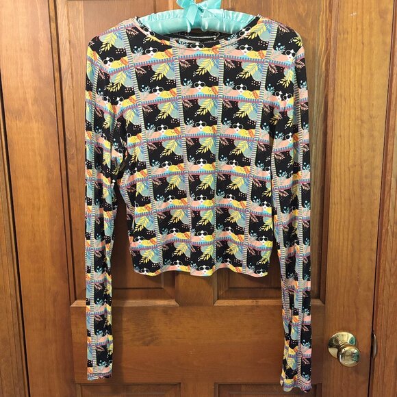 Alice + Olivia Whimsical Stace Face Long Sleeve - Picture 1 of 9